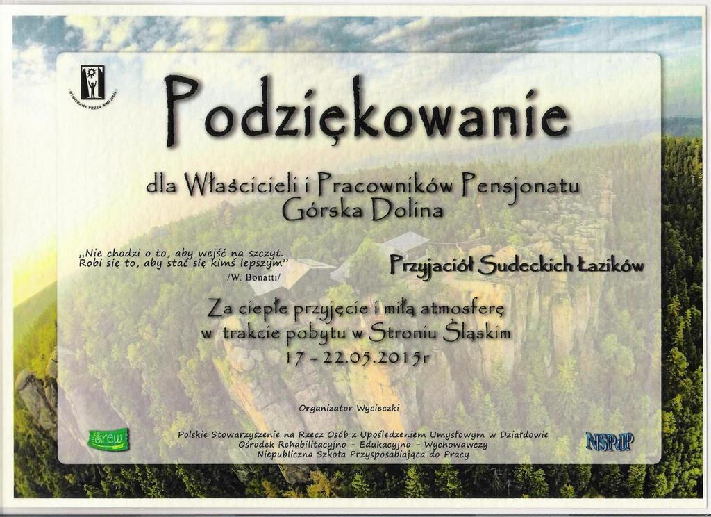 Bed and Breakfast Gorska Dolina Stronie Śląskie Exterior foto